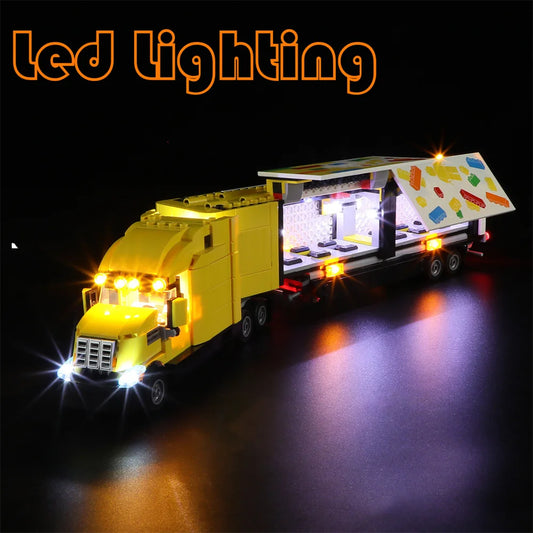 City Led Light Kit For 60440 The Delivery City Truck Not Include Building Block (Only Lighting Set)