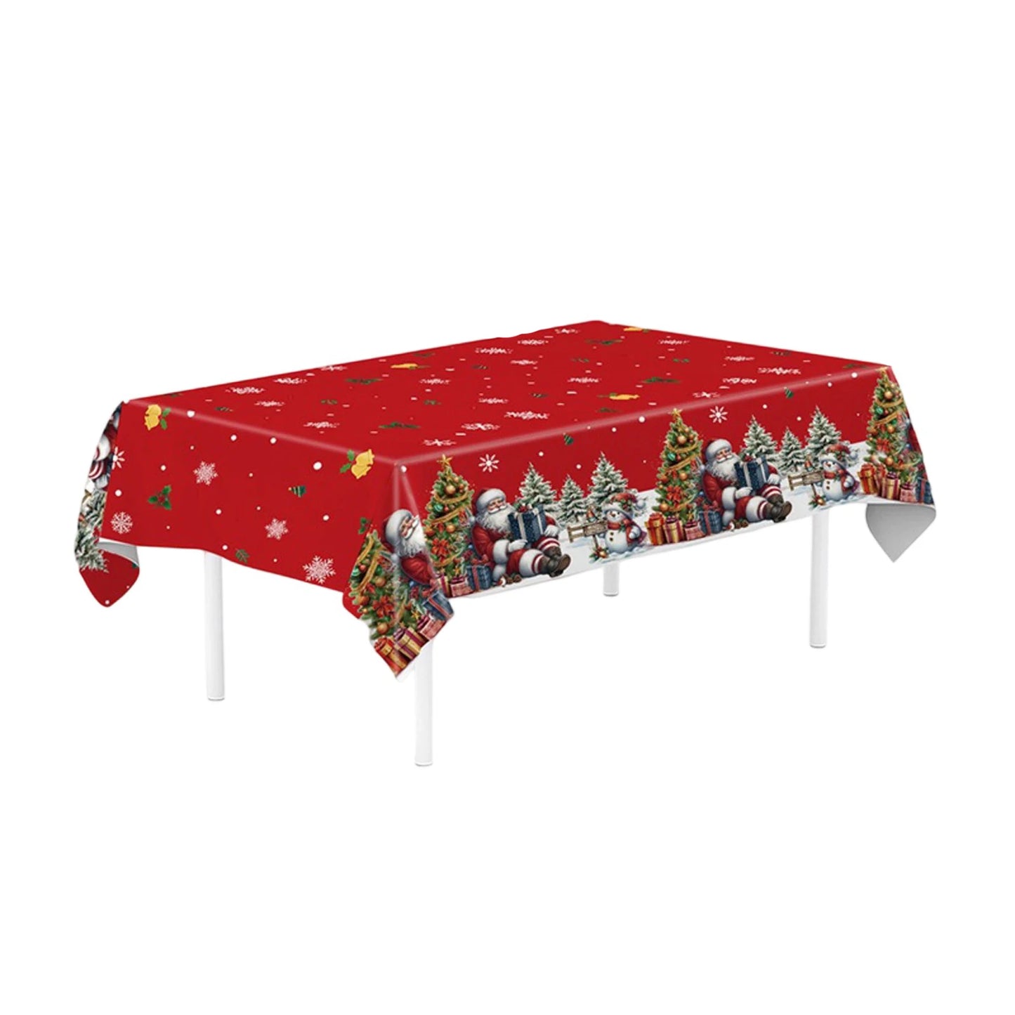 Tejesa Christmas Theme Party Tablecloth / Party Venue Layout Decorations Christmas Decoration Table Cloth