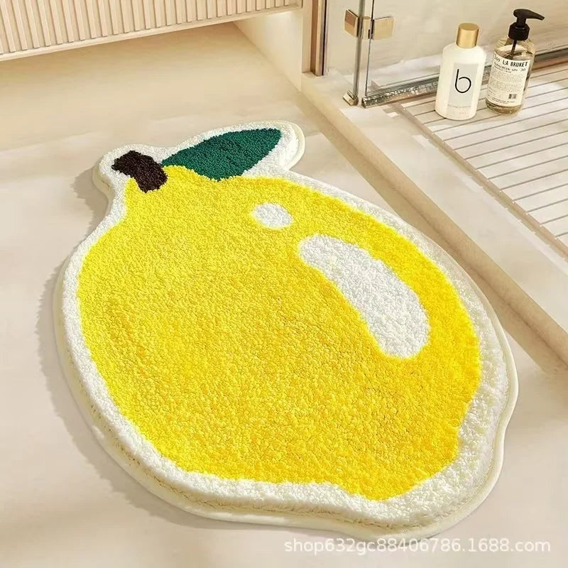 Tejesa Fruit Carpet Special-Shaped Carpet For Live Room  For Bedroom Soft Bedside Rug Waterproof Home Decorati
