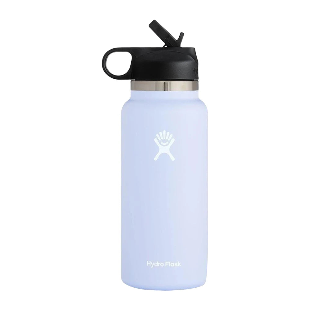 Hemasa 40oz Sports Water Bottle Insulated Vacuum Water Bottle Flex Cap Straw Lid Stainless Steel Vacuum Flask for Coffee Tea and Drinks