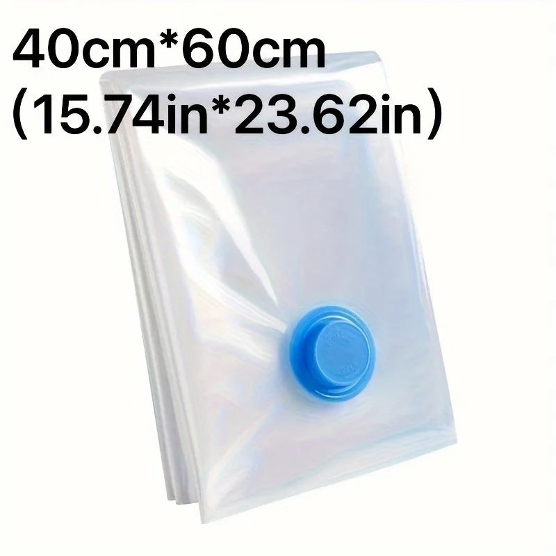 Tejesa 4pcs space saving vacuum storage bag with hand pump - oversized compressed clothing, blankets, bedding bags -  travel storage