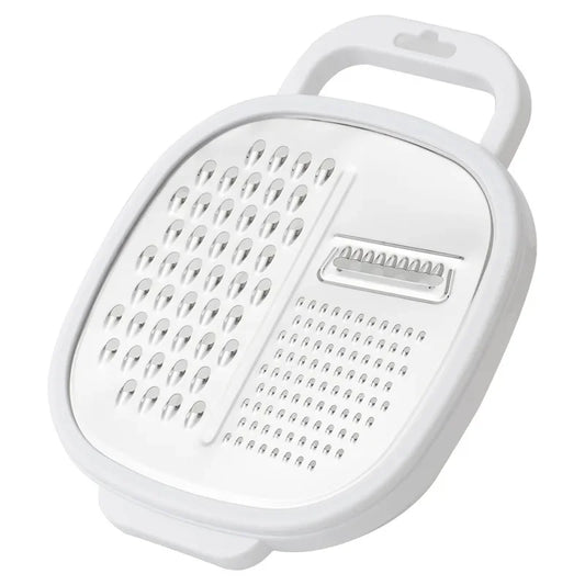 Hemasa  Stainless Steel Cheese Grater and Peeler Set with Container and Lid / Multi-Functional Kitchen Utensil Kit for Vegetables