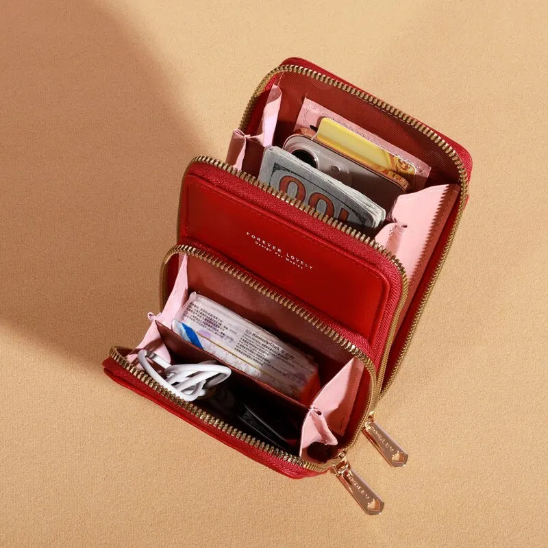 Hemasa  Shoulder  Bag/ Pocket Change Bag / Hand in Handbag/, Mobile Phone Bag