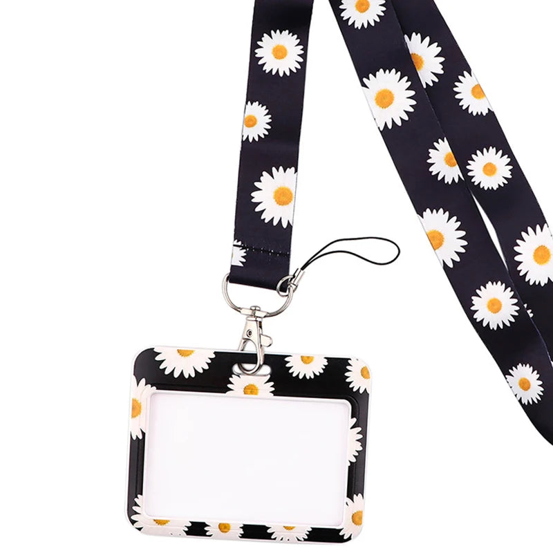Tejesa Butterfly Lanyard Business Credit Card Holder Neck Strap Keychain Hang Rope ID Badge Holder Lariat Lasso