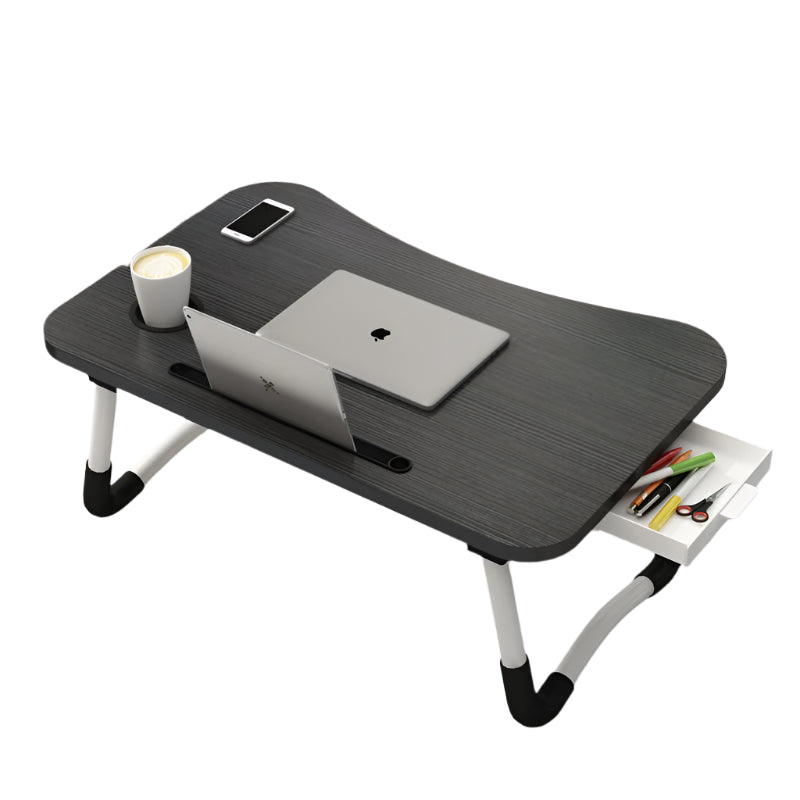 New Folding Laptop Desk for Bed & Sofa Laptop Portable Lap Desk Bed Tray Table Desk  for Study and Reading Bed Top Tray Table
