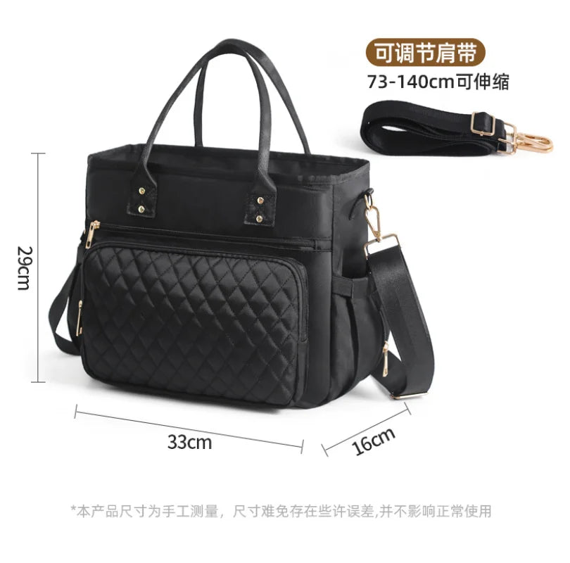 Large Capacity Fashion Bento Bag, Work Lunch Pack Insulation Pack, Waterproof Storage Bag, Travel Bag, Picnic Bag, Mommy Bag