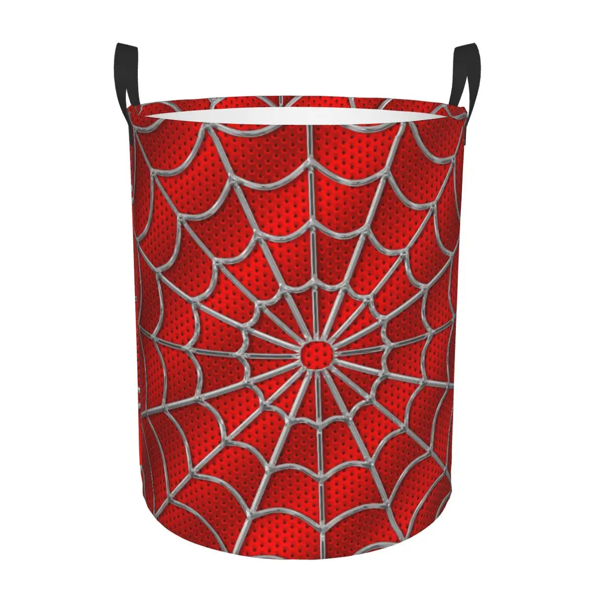 Custom Action Spider Man Comics Laundry Hamper Large Storage Basket Superhero Movie Girls Boys Toy Organizer
