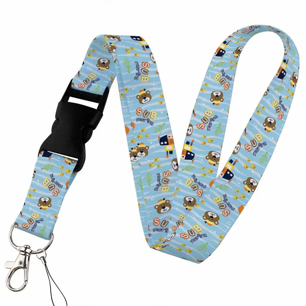 Tejesa  Lanyard Keys Chain Badge Holder ID Credit Card Pass Hang Rope Lariat Mobile Phone Charm Accessories Gifts