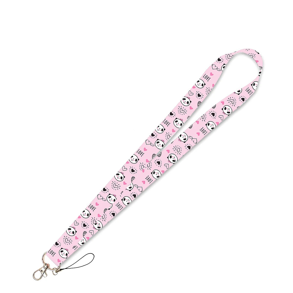 Tejesa 2pcs Beautiful Lanyard Keys Chain Badge Holder ID Credit Card Pass Hang Rope Lariat Mobile Phone Charm Accessories Gifts Wholesale