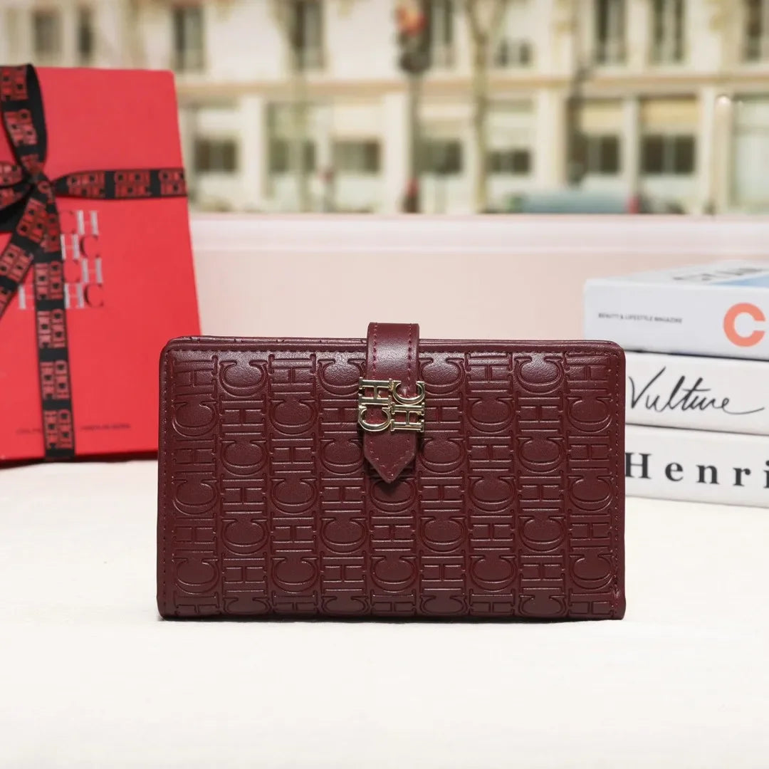 CH Luxury Brand Spring Fashion Women's Wallet Large Capacity Slot Coin 2025 High Quality Wallet Coin Wallet