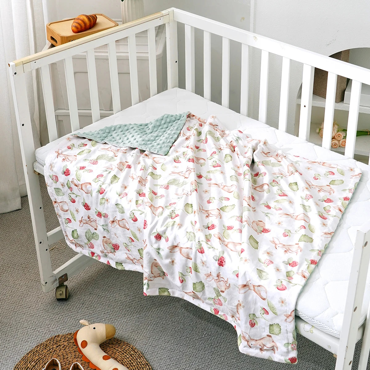 Tejesa New Breathable Baby Sleeping Blanket Newborn Wrap Child Quilt Size 75x100cm