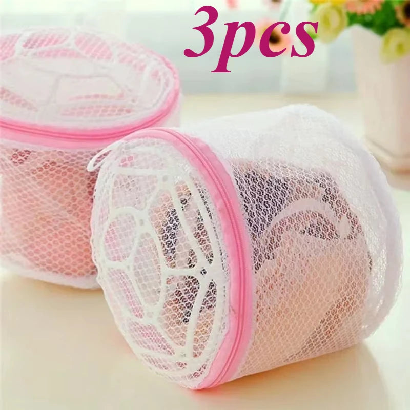 Hemasa 3pcs Lingerie Washing Mesh Clothing Underwear Organizer Washing Bag Useful Mesh Net Bra Wash Bag zipper Laundry Bag