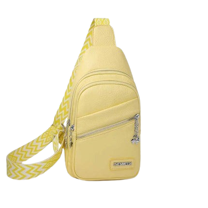 Hemasa Women Sling Chest Bags Fanny Pack Fashion Leather Waist Bags Multifunctional Waist Pouch For Phone Shopping Holder Banana Bag