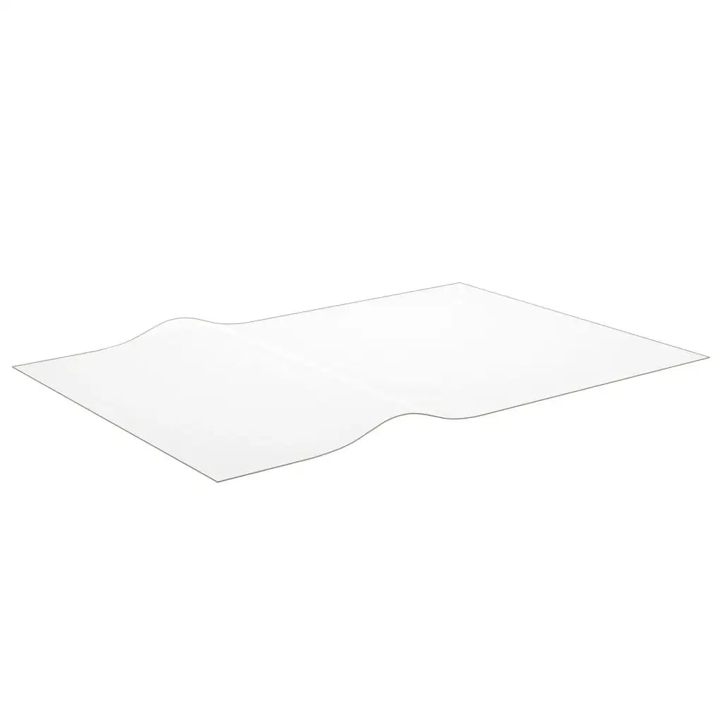 Transparent PVC Table Protector - 140x90 cm, 2mm Thick - Durable and Waterproof Cover