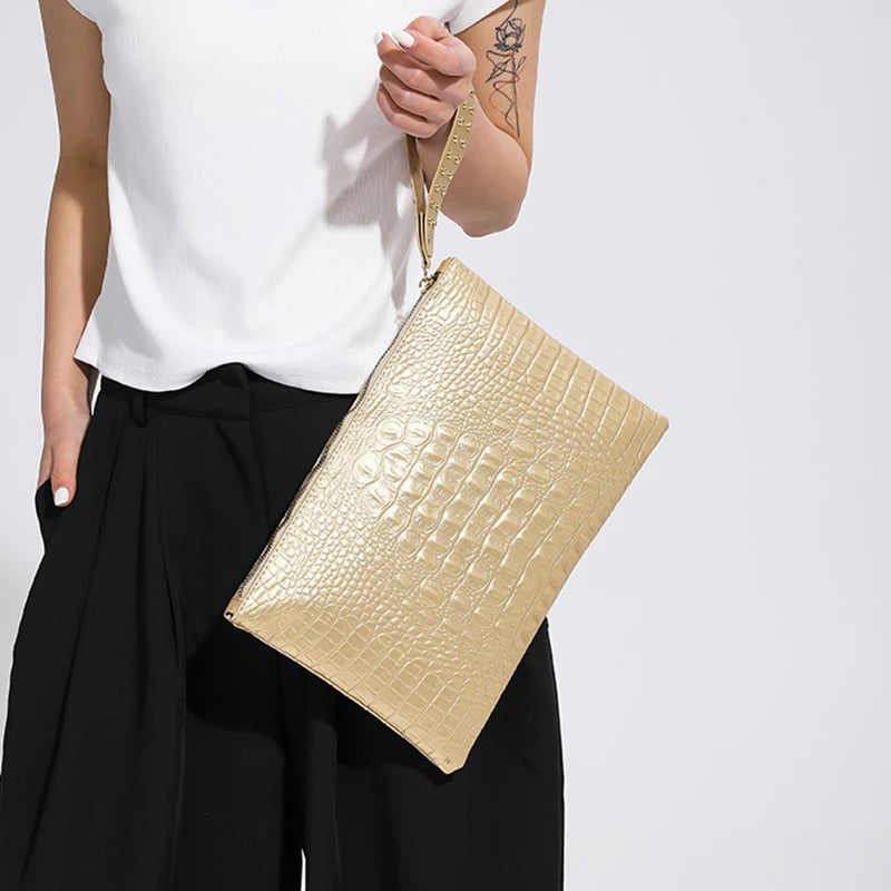 Hemasa Fashion Luxury Handbags Women Bag PU Leather Clutch  Bag/ Wristlet Bag