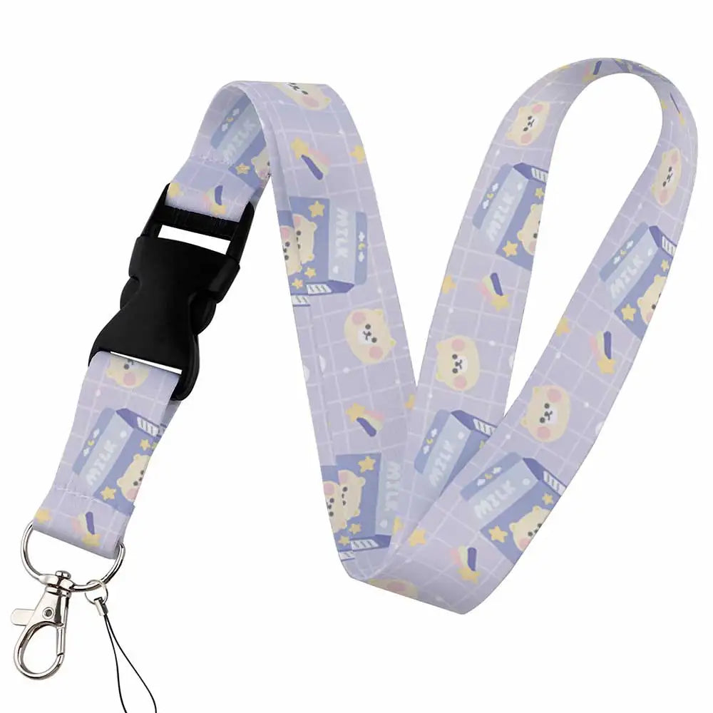 Tejesa  Lanyard Keys Chain Badge Holder ID Credit Card Pass Hang Rope Lariat Mobile Phone Charm Accessories Gifts