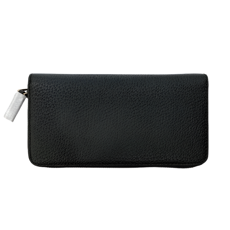 Hemasa Men's leather long zipper wallet New soft cowhide clutch bag Hand clutch bag Zipper clutch bag