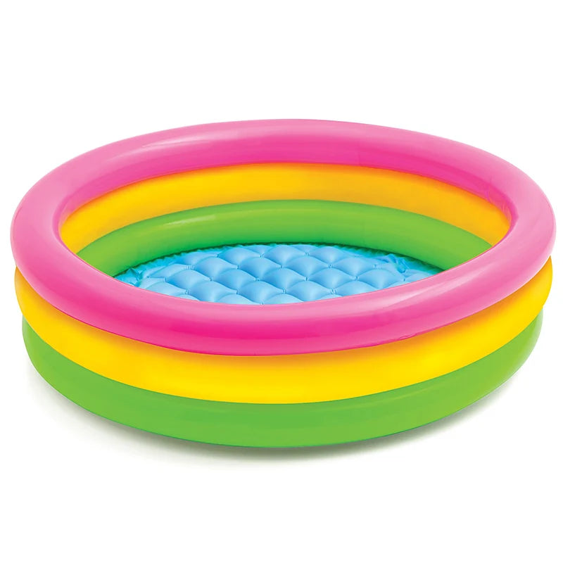 Hemasa Summer Pool Baby Paddling Play Basin Bathtub Portable Kids Outdoors Sport Play Toys Inflatable Round Mini Swimming Pool Children
