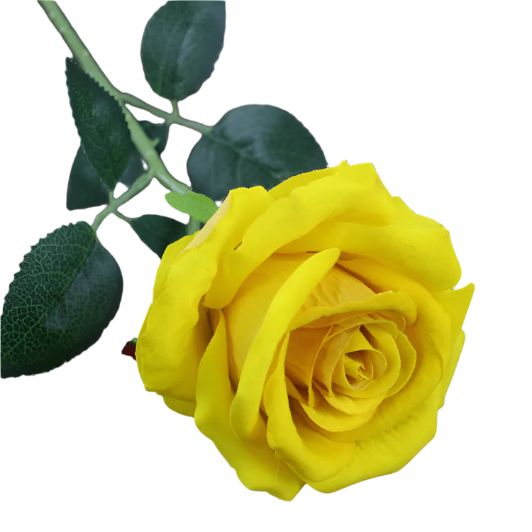 Hemasa 10Pcs Artificial Velvet Rose Flower Branch Wedding Decor Party Scence Layout Bride Holding Flowers Home Decoration Rose Flowers
