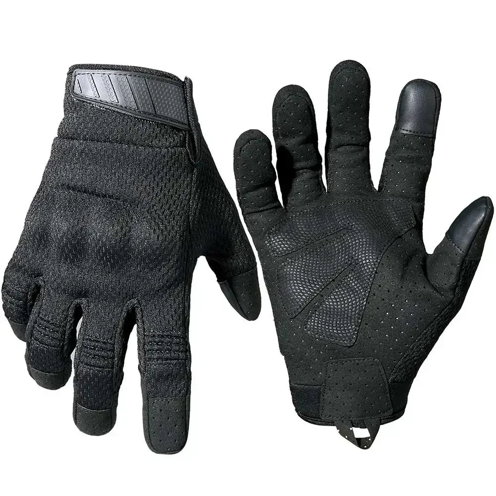 Hemasa Men Tactical Gloves Touch Screen Cycling Gloves Sports Camo Army Glove Outdoor Motorcycle Riding Bike Running Paintball Gloves
