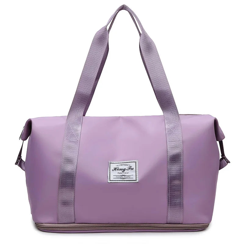 UNIXINU Carry On Travel Duffle Bag Nylon Waterproof Sports Gym Tote Bags for Women Large Capacity Storage Luggage Handbag
