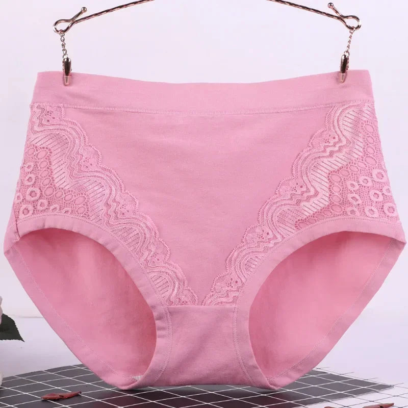Large Size Middle-aged Women's Panties High Waist Fat Cotton Briefs Lenceria Para Damas Ropa Interior Femenina Lingerie XL-6XL