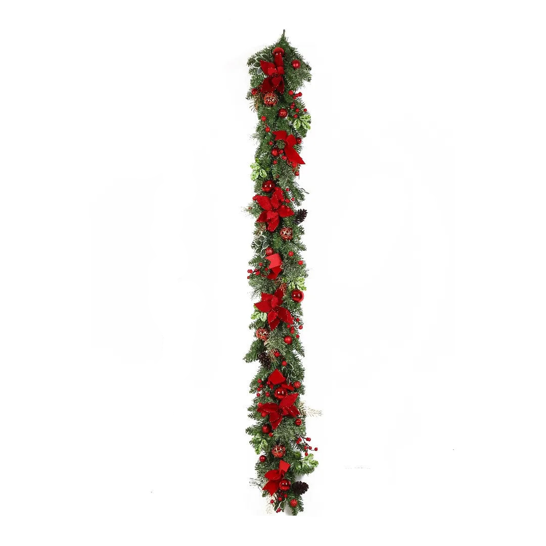Tejesa Christmas Artificial  Wreath for Front Door Window / Xmas /New Year