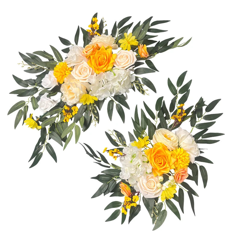 Tejesa Artificial Flower Arch for Home Decoration/ Wedding/Festival/ Hotel and Auditorium