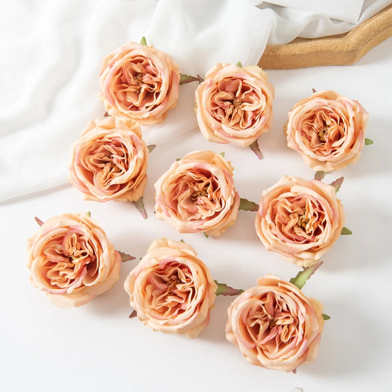 Artificial Flowers Silk Peony Home vase table Party Wedding Decoration Outdoor Garden Christmas Wreaths Flower Wall Scrapbooking