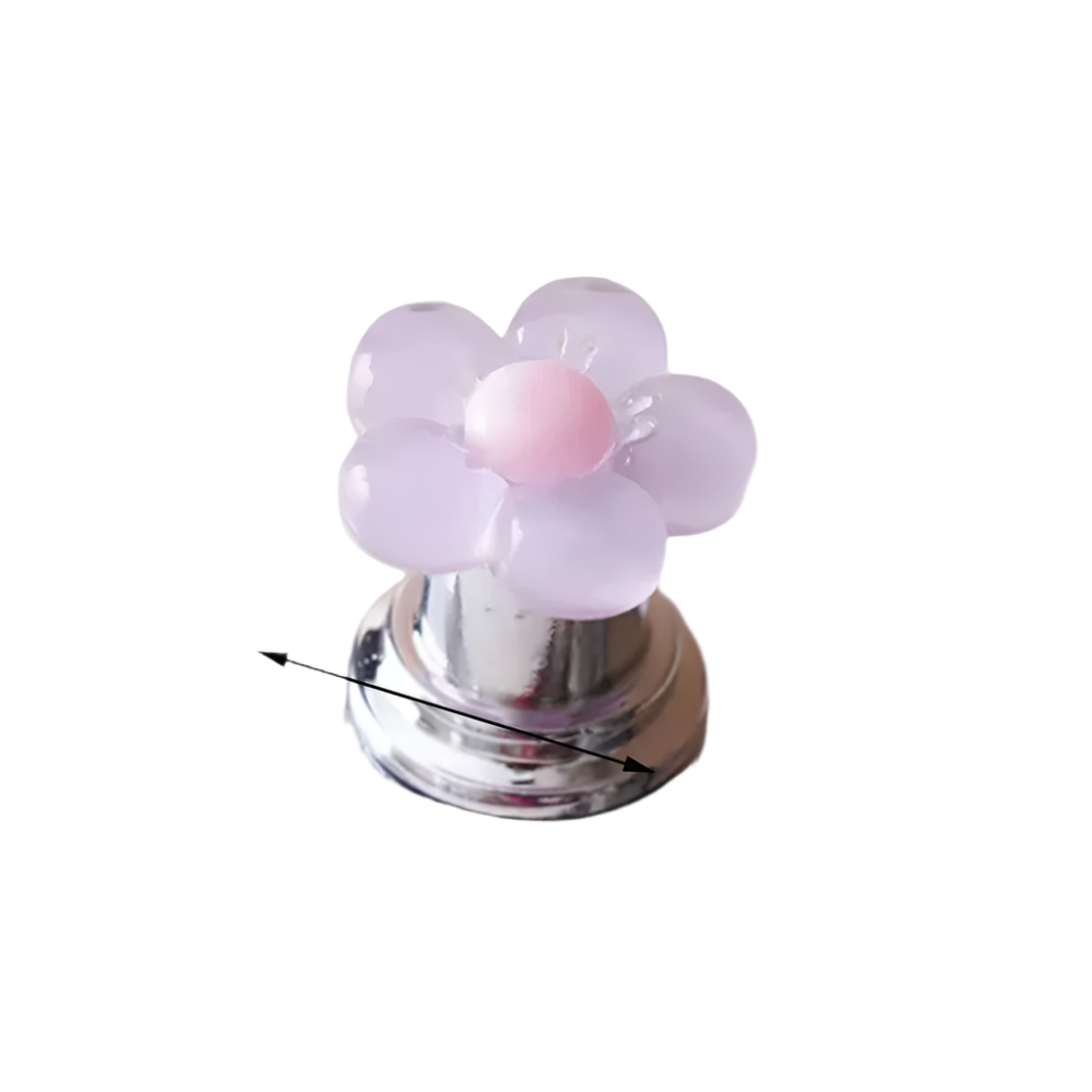 Hemasa 5pcs Flower Shaped Toilet Presser Love Toilet Press Button Tank Push Switch Water Tank Buttons Nail Protector Bathroom Decor