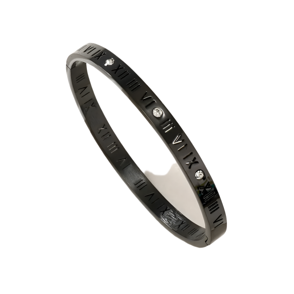 Hemasa Roman Bracelet For Women Stainless Steel Jewelry Accessories