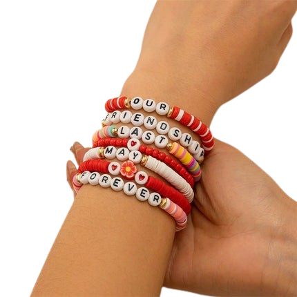 Hemasa  Korean Sweet Strawberry Star Pendant Bracelets for Women