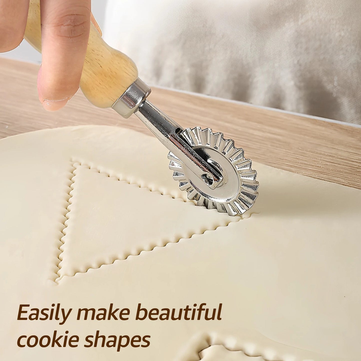 Tejesa 6Pcs Ravioli Maker Set Ravioli Cutter Pastry Press Mold Dumpling Lace Ravioli Maker Raviol Stamp Cookie Mold Kitchen Baking Tool