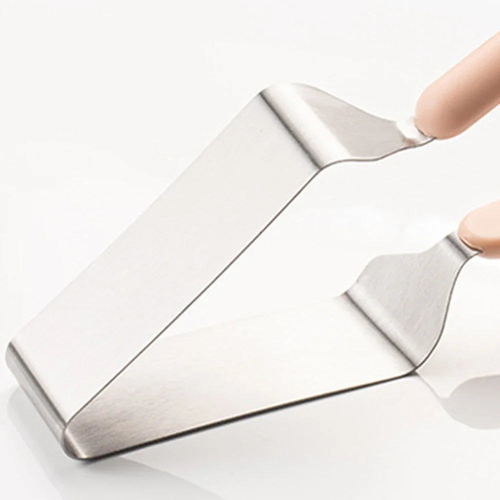 Hemasa Stainless Steel Cake Slicer Cake Cutter with Anti-slip Handle Adjustable Triangular Cake Gripper