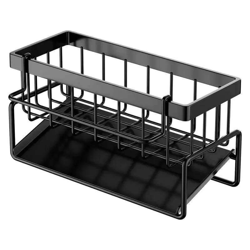 Hemasa Sink drain rack non-stainless steel sponge rack faucet storage soap rack towel rack shelf storage rack