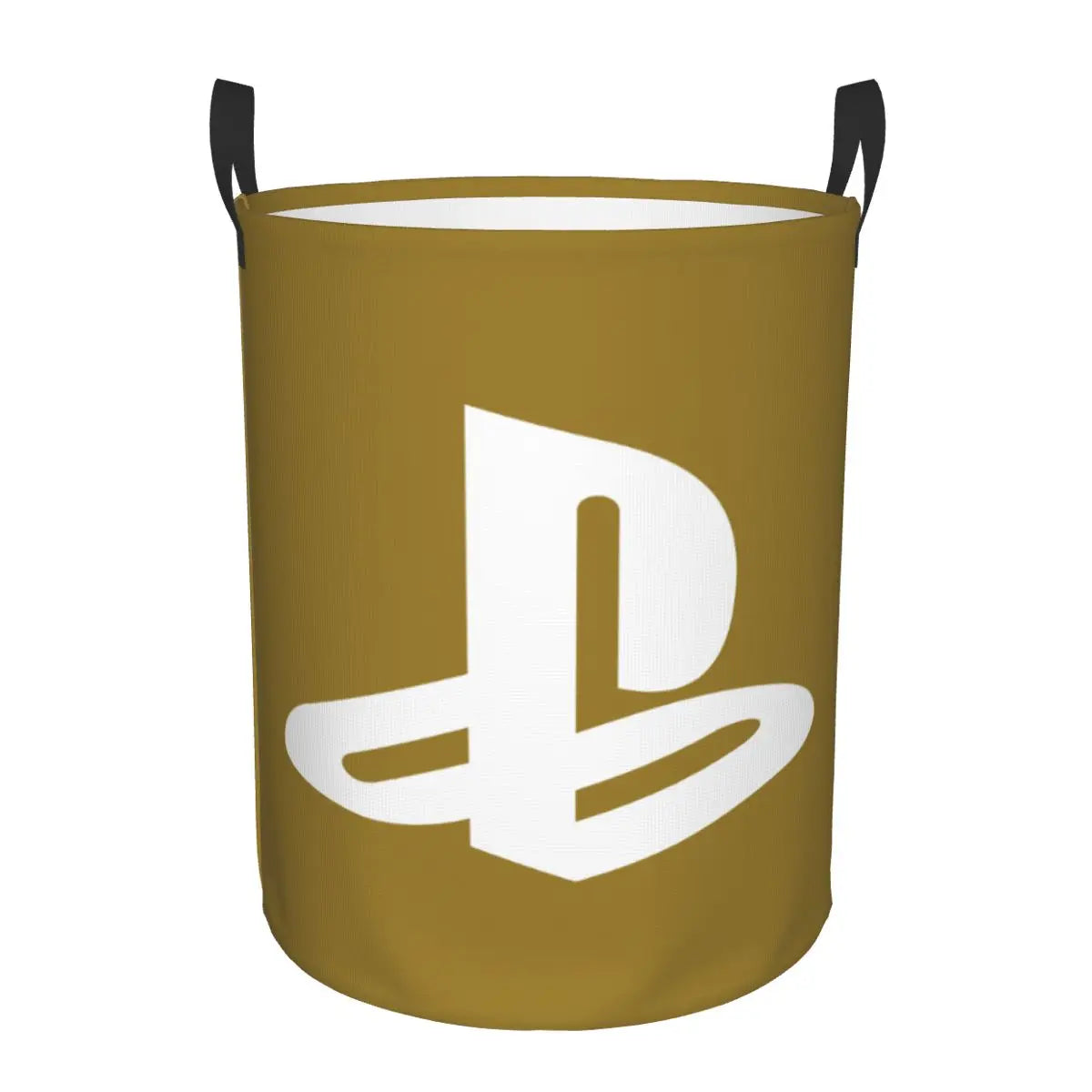 Customized Playstations Buttons Laundry Basket Collapsible Game Gamer Gift Clothes Toy Hamper Storage Bin for Kids Nursery