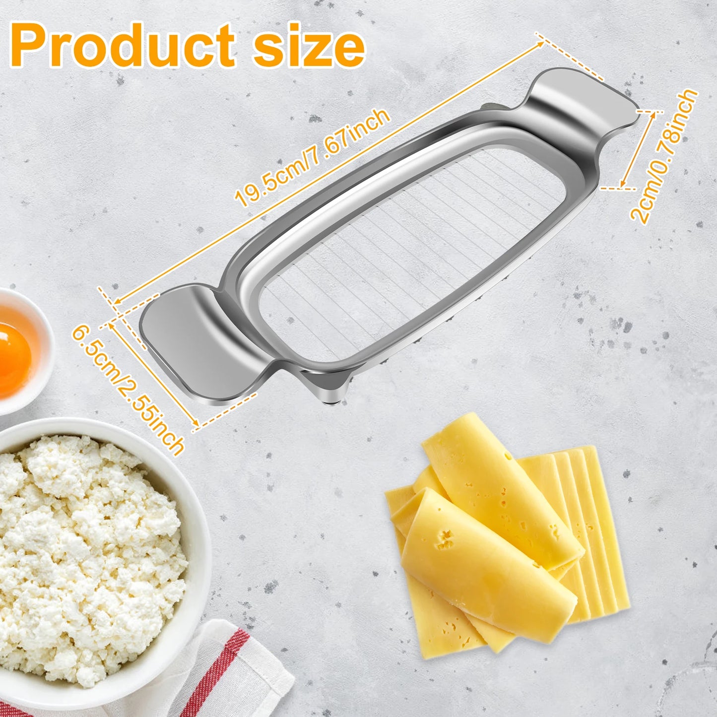 Tejesa Butter Slicer Cheese Slice Fresh-keeping Storage Box Multi-funct Slicer for Kitchen Tool Fruit Vege Chopper Butter Container