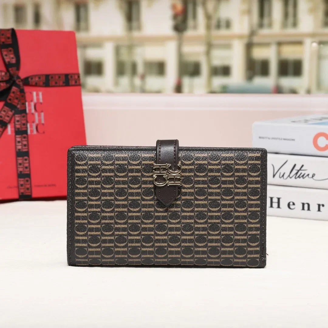 CH Luxury Brand Spring Fashion Women's Wallet Large Capacity Slot Coin 2025 High Quality Wallet Coin Wallet