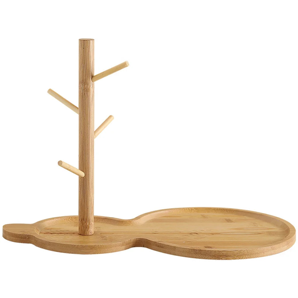 Woodsy Decor Earring Holder Tree Tray Dresser Bracelet Holder Bed Side Table Tray Entryway Key Tray Display Stand Storage Rack