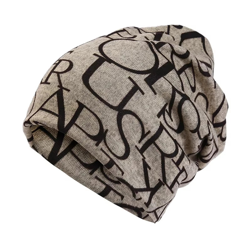 Rainbow Striped Spring Autumn Beanies Cap Soft Thin Knitted Warm Dual-use Skullies Mask Snood For Men Women Casual Pullover Hat