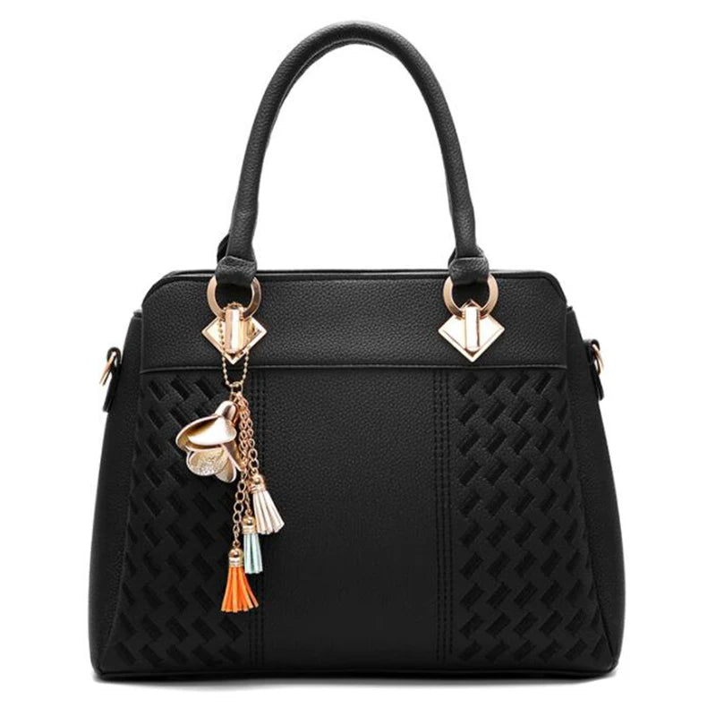 Hemasa Crossbody Bag  and handbag with tassel hanging Large Capacity Female Shoulder Bags Embroidery Tote