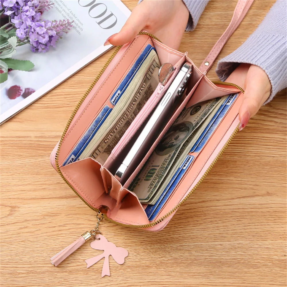 Heamsa  Wallet Women's Large Capacity   Mobile Bag  / Long Wallet