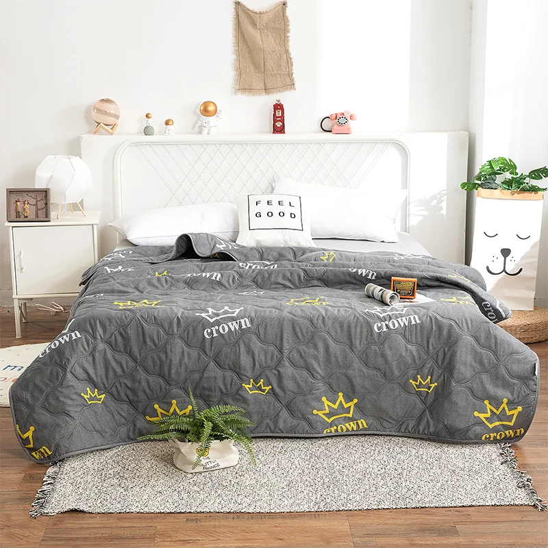 Hemasa  Silk  Thin Quilt Summer Blanket  Single/Queen/King