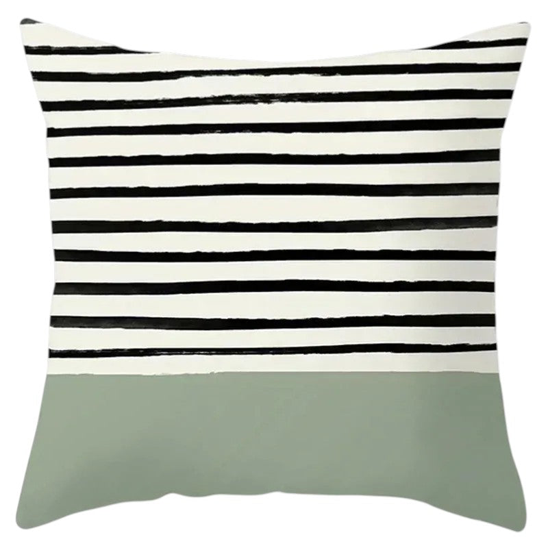 Hemasa 4Pcs Decorative Pillow Bedroom Sofa Car Cushion Cover Abstract Line Pattern Series Throw Pillow