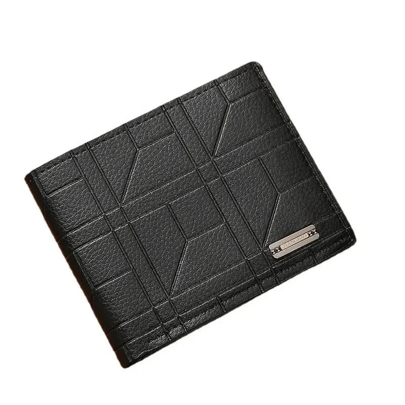 PU Leather Wallets Purses Men Women Business Foldable Multi-Card Wallet Picture Coin Purse Slim Money Credit ID Cards Holder Bag