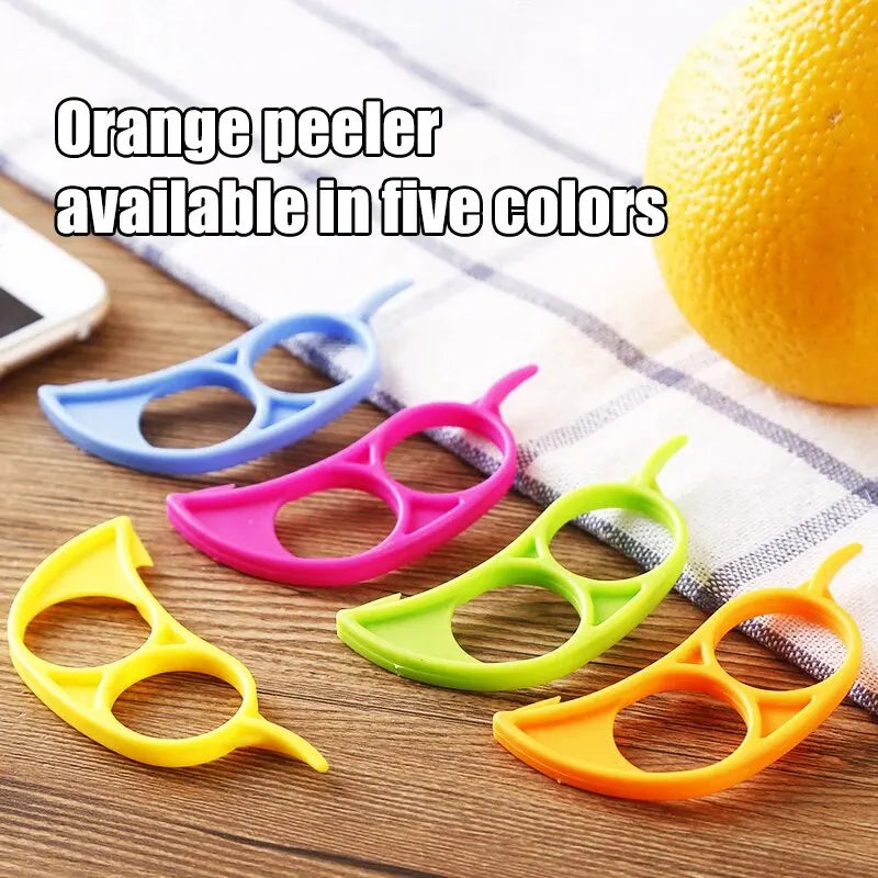 Hemasa 5PCS Open Orange  Peeler Vegetable Slicer Fruit Tools