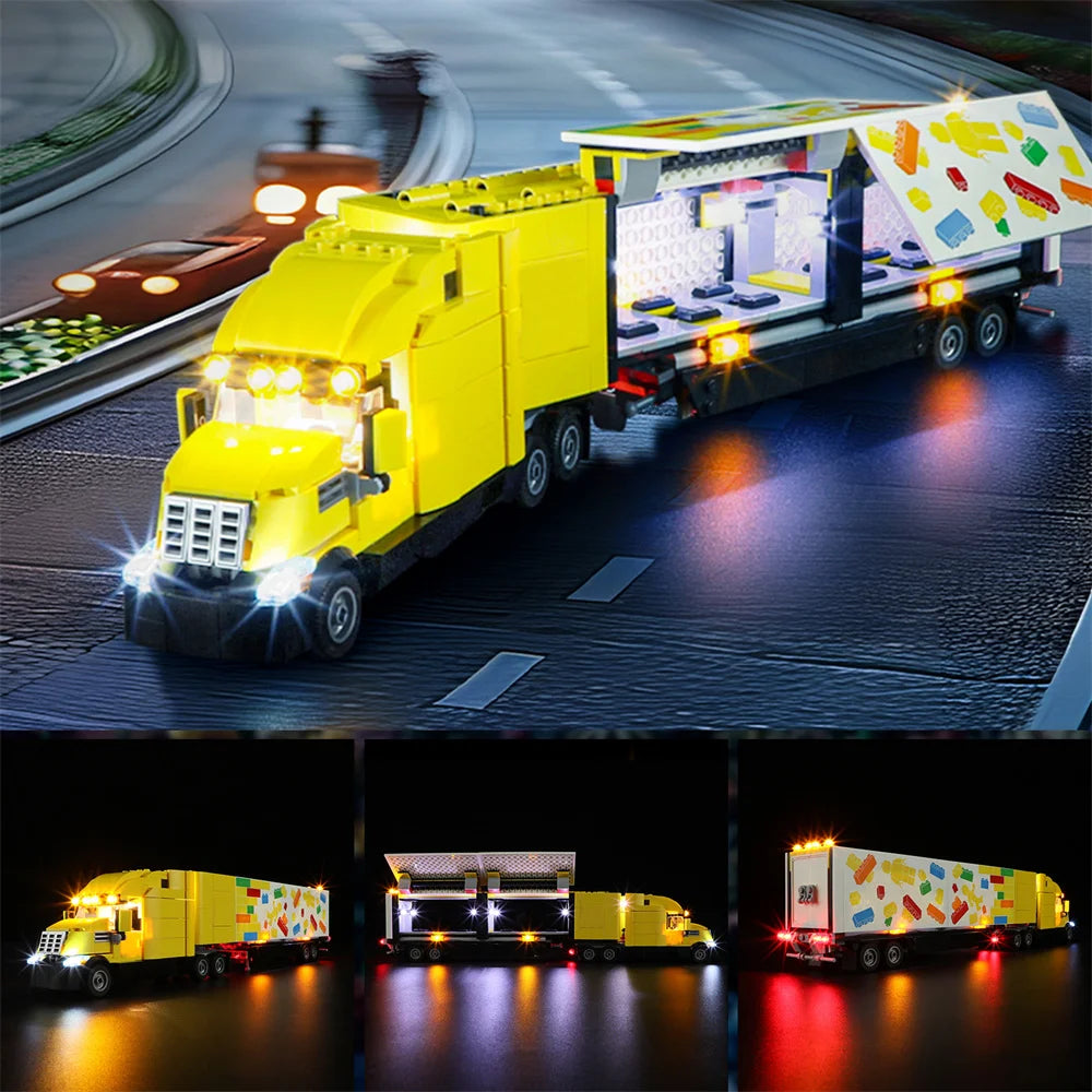 City Led Light Kit For 60440 The Delivery City Truck Not Include Building Block (Only Lighting Set)