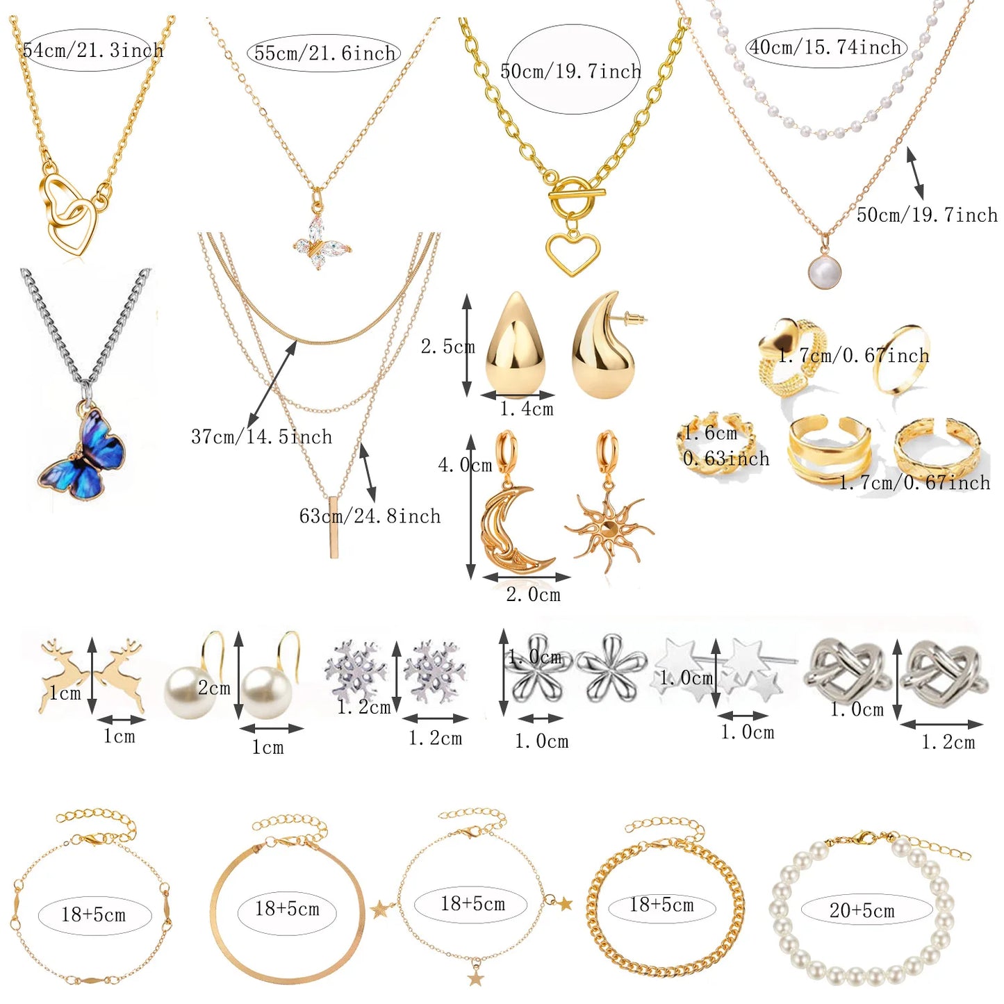 Tejesa Christmas Advent Calendar 24 Days Countdown Necklace Bracelet Blind Box DIY Christmas Decoration Surprise Gift Blind Box