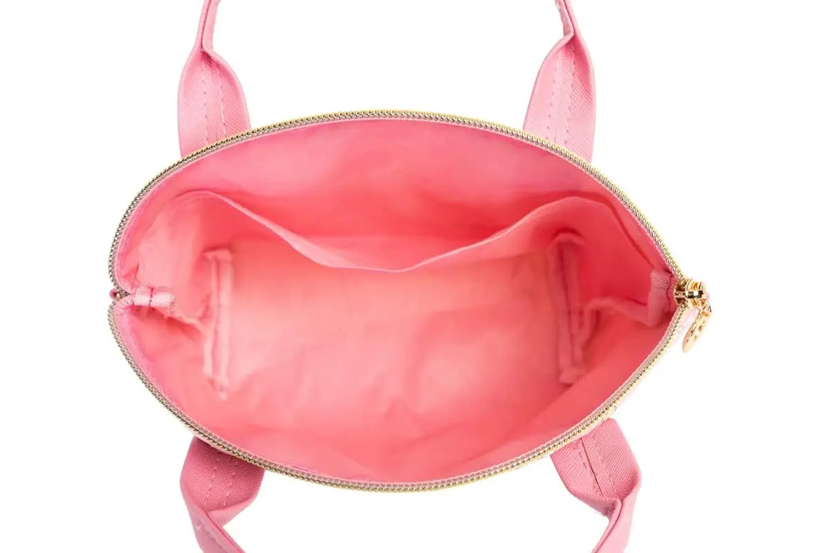 Hemasa   Pink Colour  Tote bag  with kitty Bag  ,Shoulder Bag wallet girls bag