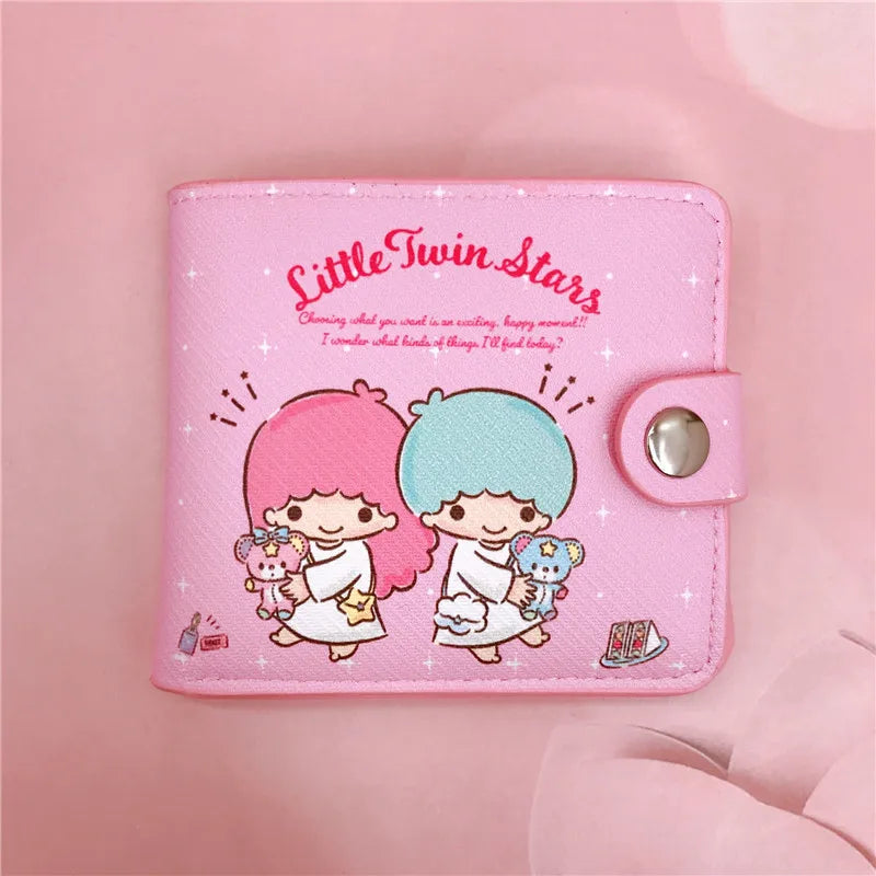 Hemas Pink Wallet Casual Money Bag Coin Purse Card Holder Case Wallet